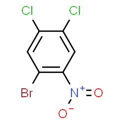 ChemSpider 2D Image | 1-Bromo-4,5-dichloro-2-nitrobenzene | C6H2BrCl2NO2