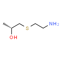 ChemSpider 2D Image | (2R)-1-[(2-Aminoethyl)sulfanyl]-2-propanol | C5H13NOS