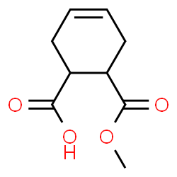 ChemSpider 2D Image | 6-(Methoxycarbonyl)cyclohex-3-enecarboxylic acid | C9H12O4