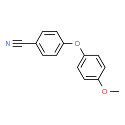 ChemSpider 2D Image | 4-(4-Methoxyphenoxy)benzonitrile | C14H11NO2