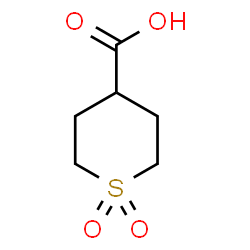 ChemSpider 2D Image | 1,1-dioxo-1??-thiane-4-carboxylic acid | C6H10O4S