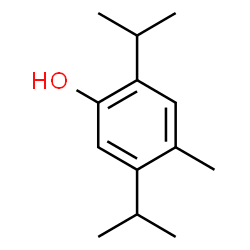 ChemSpider 2D Image | 2,5-Diisopropyl-4-methylphenol | C13H20O