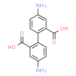 ChemSpider 2D Image | 4,4'-Diamino-2,2'-biphenyldicarboxylic acid | C14H12N2O4