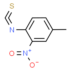 ChemSpider 2D Image | 1-Isothiocyanato-4-methyl-2-nitrobenzene | C8H6N2O2S