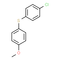 ChemSpider 2D Image | 1-Chloro-4-[(4-methoxyphenyl)thio]benzene | C13H11ClOS