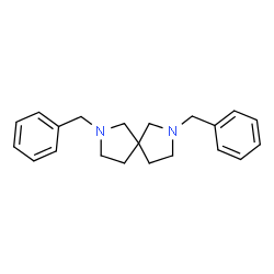 ChemSpider 2D Image | 2,7-Dibenzyl-2,7-diazaspiro[4.4]nonane | C21H26N2