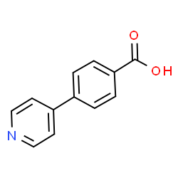 ChemSpider 2D Image | 4-(Pyridin-4-yl)benzoic acid | C12H9NO2
