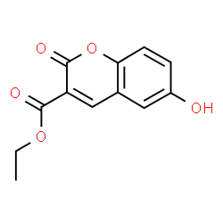 ChemSpider 2D Image | Ethyl 6-hydroxy-2-oxo-2H-chromene-3-carboxylate | C12H10O5