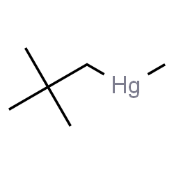 ChemSpider 2D Image | (2,2-Dimethylpropyl)(methyl)mercury | C6H14Hg