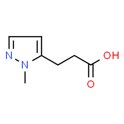 ChemSpider 2D Image | 3-(2-Methylpyrazol-3-yl)propanoic acid | C7H10N2O2