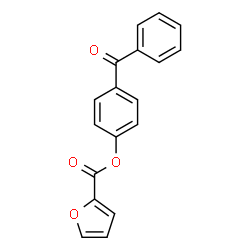 ChemSpider 2D Image | 4-Benzoylphenyl 2-furoate | C18H12O4