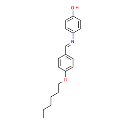ChemSpider 2D Image | p-Hexyloxybenzylidene p-Aminophenol | C19H23NO2