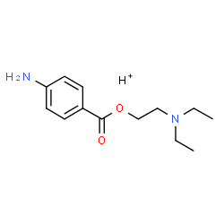 ChemSpider 2D Image | 2-[(4-Aminobenzoyl)oxy]-N,N-diethylethanaminium | C13H21N2O2