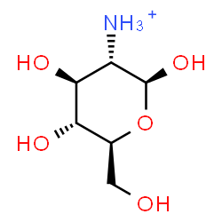 ChemSpider 2D Image | 2-Ammonio-2-deoxy-beta-L-glucopyranose | C6H14NO5