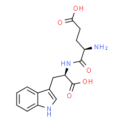 ChemSpider 2D Image | D-alpha-Glutamyl-D-tryptophan | C16H19N3O5