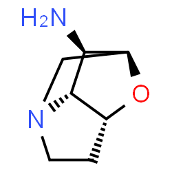 ChemSpider 2D Image | (1S,3R,7R,8R)-2-Oxa-6-azatricyclo[4.2.1.0~3,7~]nonan-8-amine | C7H12N2O