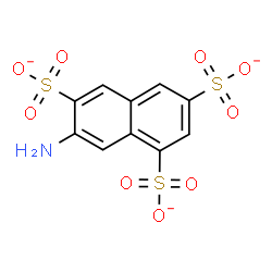 ChemSpider 2D Image | 7-Amino-1,3,6-naphthalenetrisulfonate | C10H6NO9S3