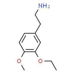 ChemSpider 2D Image | 2-(3-Ethoxy-4-methoxyphenyl)ethanamine | C11H17NO2