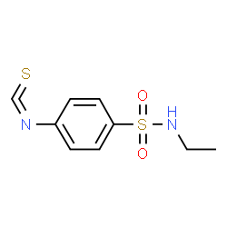 ChemSpider 2D Image | N-Ethyl-4-isothiocyanatobenzenesulfonamide | C9H10N2O2S2