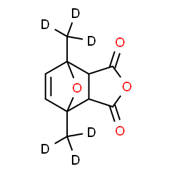 ChemSpider 2D Image | 1,7-Bis[(~2~H_3_)methyl]-4,10-dioxatricyclo[5.2.1.0~2,6~]dec-8-ene-3,5-dione | C10H4D6O4