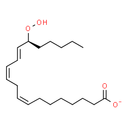 ChemSpider 2D Image | (8Z,11Z,13E,15S)-15-Hydroperoxy-8,11,13-icosatrienoate | C20H33O4
