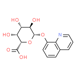 ChemSpider 2D Image | 8-Quinolinyl beta-D-galactopyranosiduronic acid | C15H15NO7