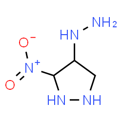 ChemSpider 2D Image | 4-Hydrazino-3-nitropyrazolidine | C3H9N5O2