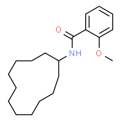 ChemSpider 2D Image | N-Cyclododecyl-2-methoxybenzamide | C20H31NO2