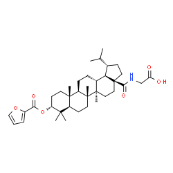 ChemSpider 2D Image | N-[(3alpha)-3-(2-Furoyloxy)-28-oxolupan-28-yl]glycine | C37H55NO6