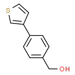 ChemSpider 2D Image | (4-thien-3-ylphenyl)methanol | C11H10OS