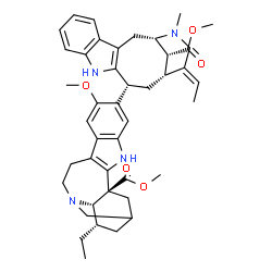 ChemSpider 2D Image | Methyl 12-methoxy-13-[(3alpha,16R,19E)-17-methoxy-17-oxovobasan-3-yl]ibogamine-18-carboxylate | C43H52N4O5