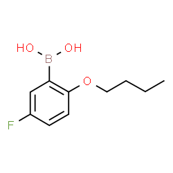ChemSpider 2D Image | 2-Butoxy-5-fluorophenylboronic acid | C10H14BFO3