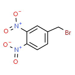 ChemSpider 2D Image | 4-(Bromomethyl)-1,2-dinitrobenzene | C7H5BrN2O4