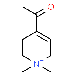 ChemSpider 2D Image | 4-Acetyl-1,1-dimethyl-1,2,3,6-tetrahydropyridinium | C9H16NO