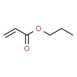 ChemSpider 2D Image | Propyl acrylate | C6H10O2