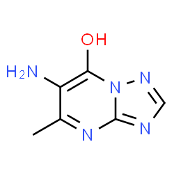 ChemSpider 2D Image | 6-Amino-5-methyl[1,2,4]triazolo[1,5-a]pyrimidin-7-ol | C6H7N5O