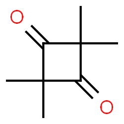 ChemSpider 2D Image | Tetramethyl-1,3-cyclobutanedione | C8H12O2