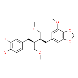 ChemSpider 2D Image | Niranthin | C24H32O7