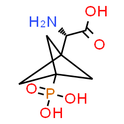 ChemSpider 2D Image | (2S)-Amino(3-phosphonobicyclo[1.1.1]pent-1-yl)acetic acid | C7H12NO5P