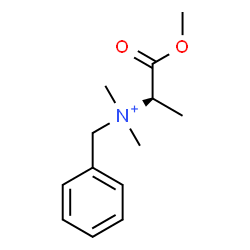 ChemSpider 2D Image | (2R)-N-Benzyl-1-methoxy-N,N-dimethyl-1-oxo-2-propanaminium | C13H20NO2