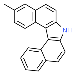 ChemSpider 2D Image | 3-Methyl-7H-dibenzo[c,g]carbazole | C21H15N