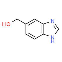 ChemSpider 2D Image | 1H-Benzimidazol-5-ylmethanol | C8H8N2O