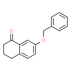ChemSpider 2D Image | 7-(Benzyloxy)-3,4-dihydro-1(2H)-naphthalenone | C17H16O2