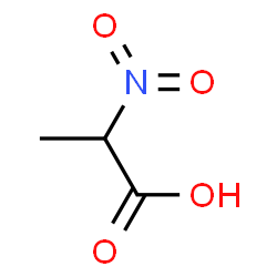 ChemSpider 2D Image | 2-Nitropropanoic acid | C3H5NO4