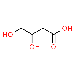 ChemSpider 2D Image | 3,4-dihydroxybutyric acid | C4H8O4
