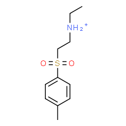 ChemSpider 2D Image | N-Ethyl-2-[(4-methylphenyl)sulfonyl]ethanaminium | C11H18NO2S
