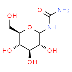 ChemSpider 2D Image | Urea, D-glucopyranosyl- | C7H14N2O6