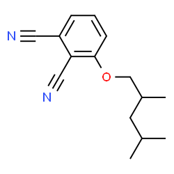 ChemSpider 2D Image | 3-[(2,4-Dimethylpentyl)oxy]phthalonitrile | C15H18N2O