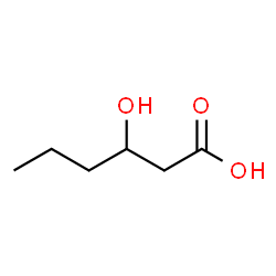 ChemSpider 2D Image | 3-Hydroxyhexanoic acid | C6H12O3