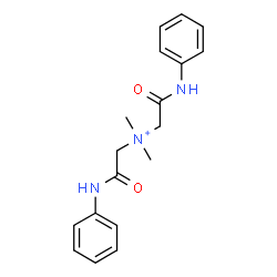 ChemSpider 2D Image | 2-Anilino-N-(2-anilino-2-oxoethyl)-N,N-dimethyl-2-oxoethanaminium | C18H22N3O2